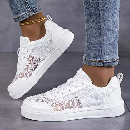 Women’s Mesh Sports Sneakers - Comfortable Everyday Use