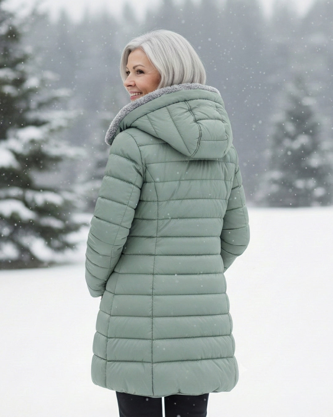 Elena - Comfortable Quilted Winter Coat
