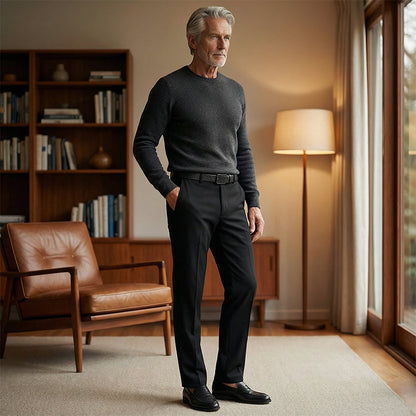 Men's Classic Casual Pants - High Elasticity