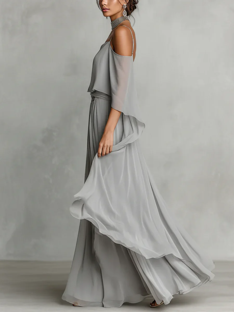 Isabela — Chiffon Cami & Wide-Leg Trouser Set