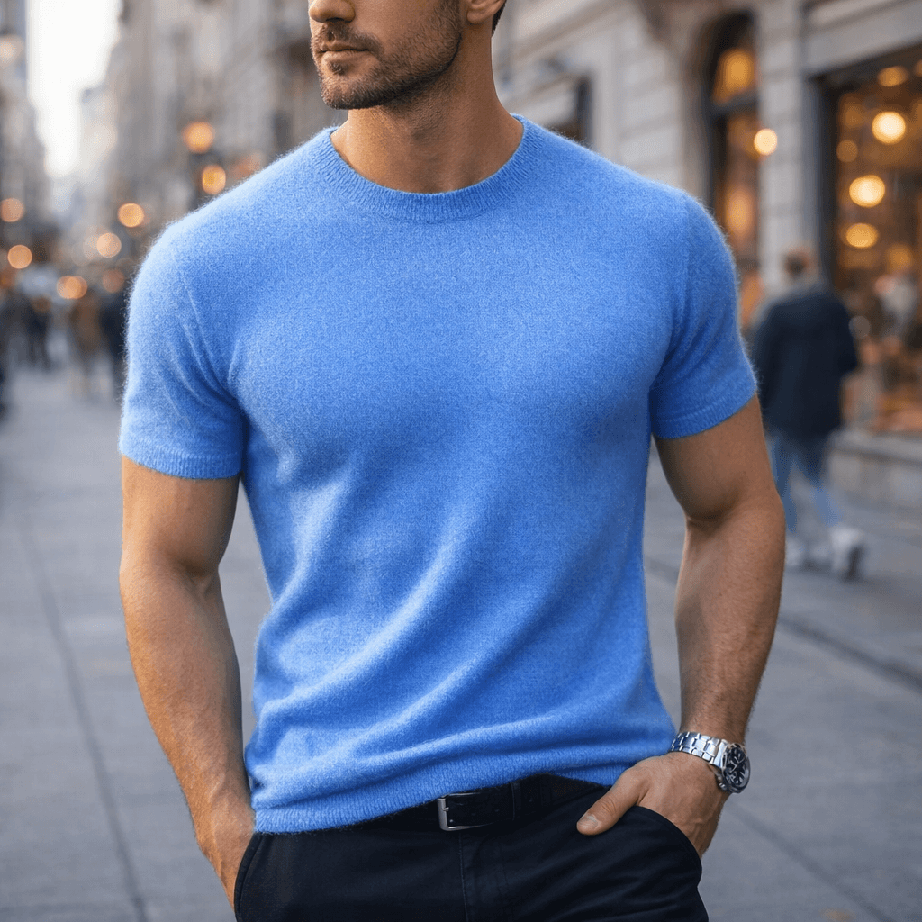 Cassian Cashmere Tee - Soft Everyday Essential
