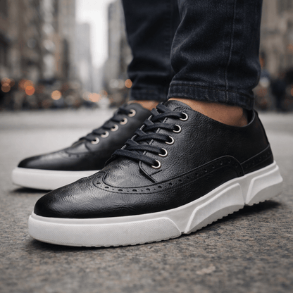 Harrington - Comfortable Leather Trainers