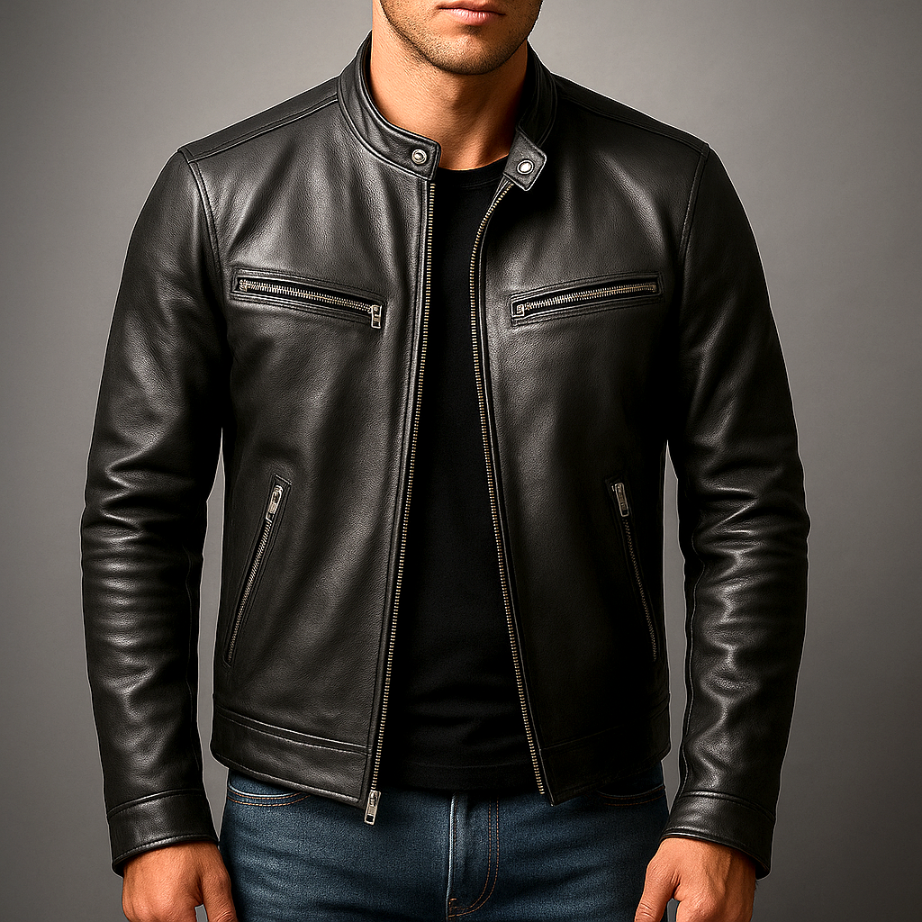 Vintage Leather Jacket - Durable Leather Jacket