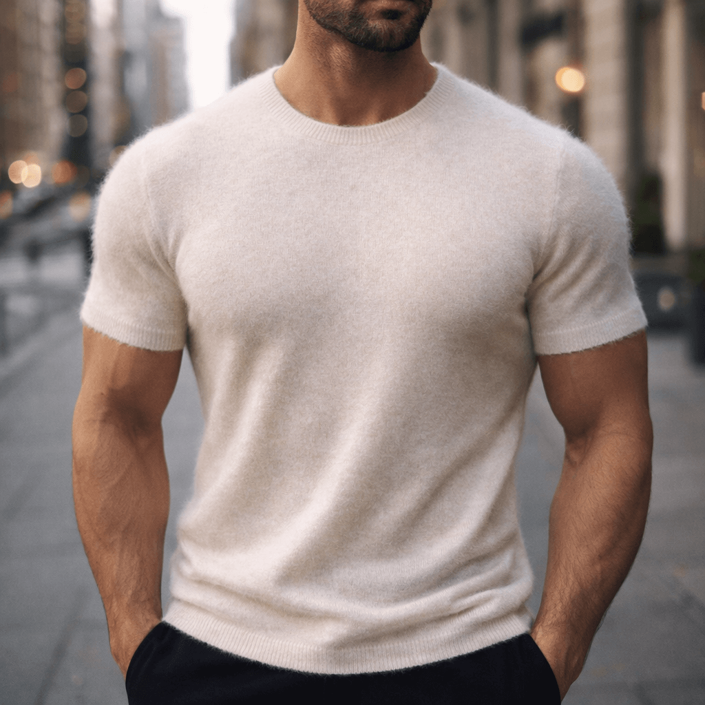 Cassian Cashmere Tee - Soft Everyday Essential