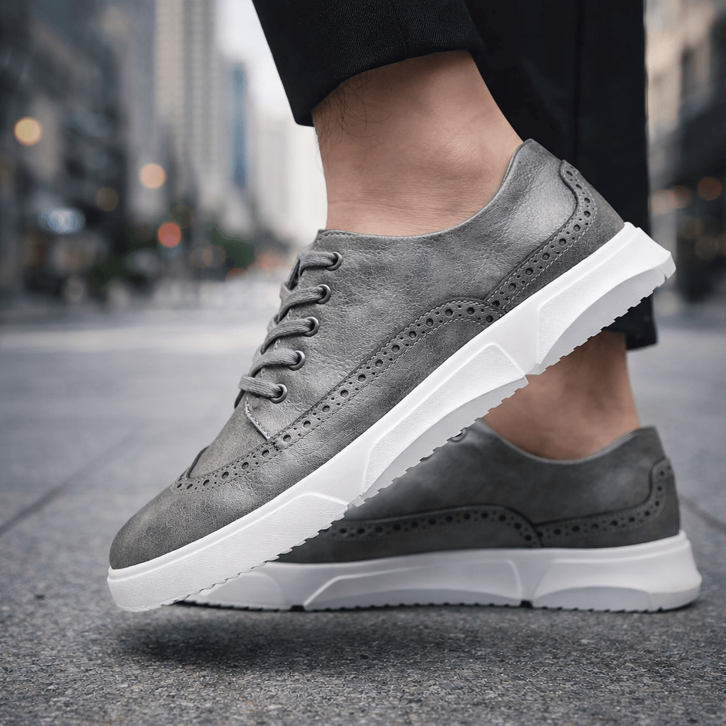 Harrington - Comfortable Leather Trainers