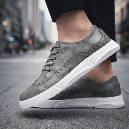 Harrington - Comfortable Leather Trainers