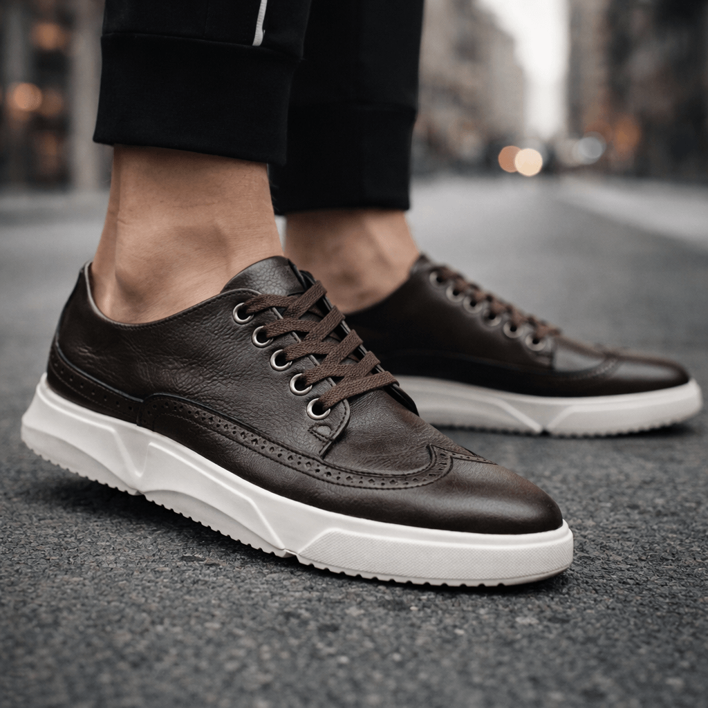 Harrington - Comfortable Leather Trainers
