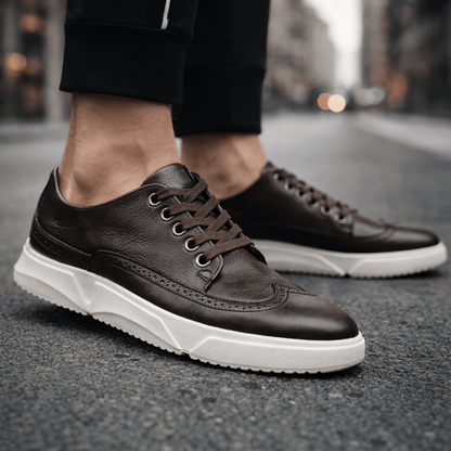 Harrington - Comfortable Leather Trainers