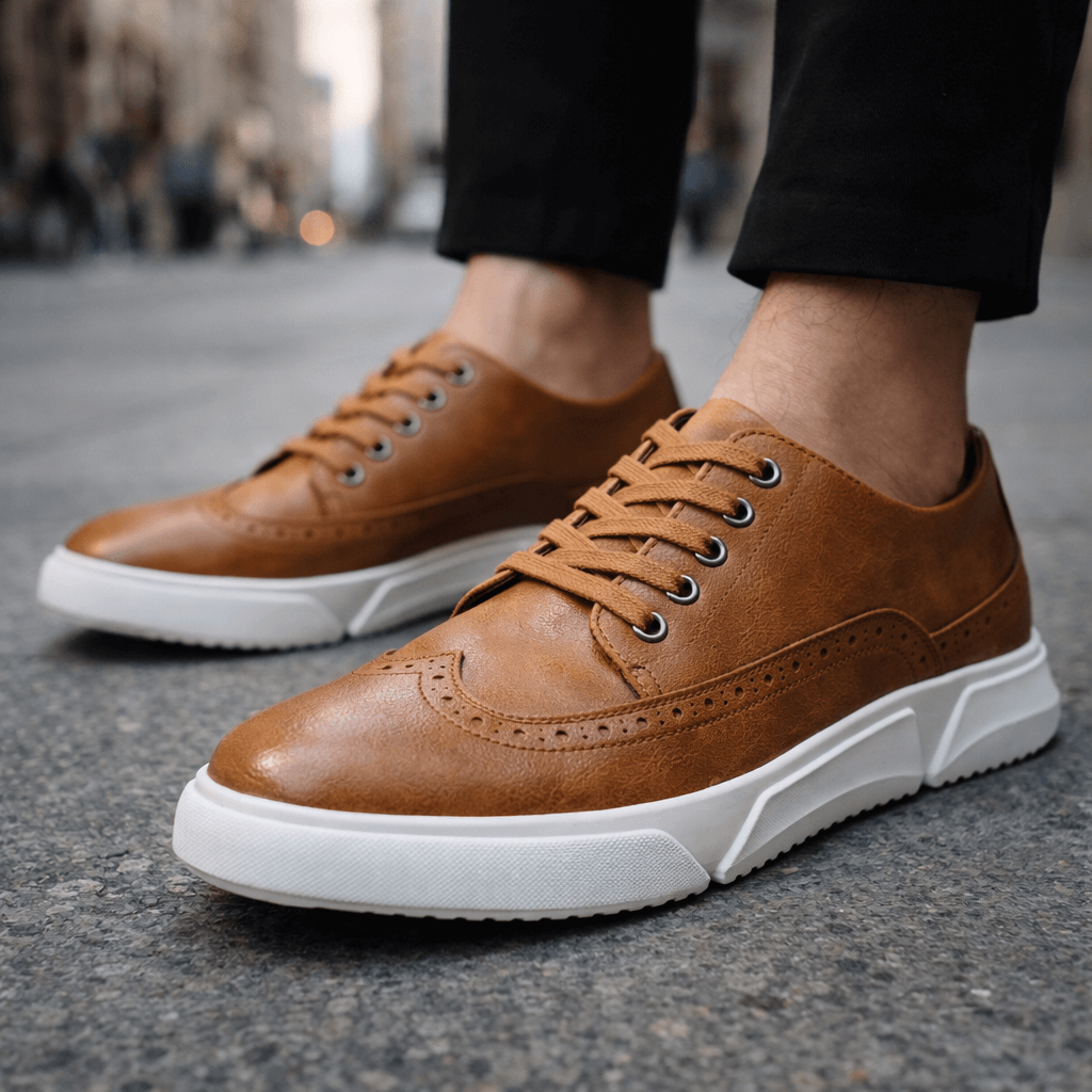Harrington - Comfortable Leather Trainers