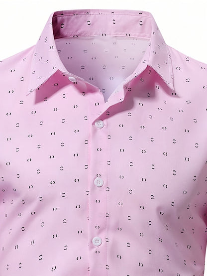 GIULIO - Light Summer Shirt with Print