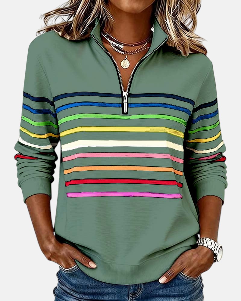Nina Jumper - Comfortable Striped Jumper