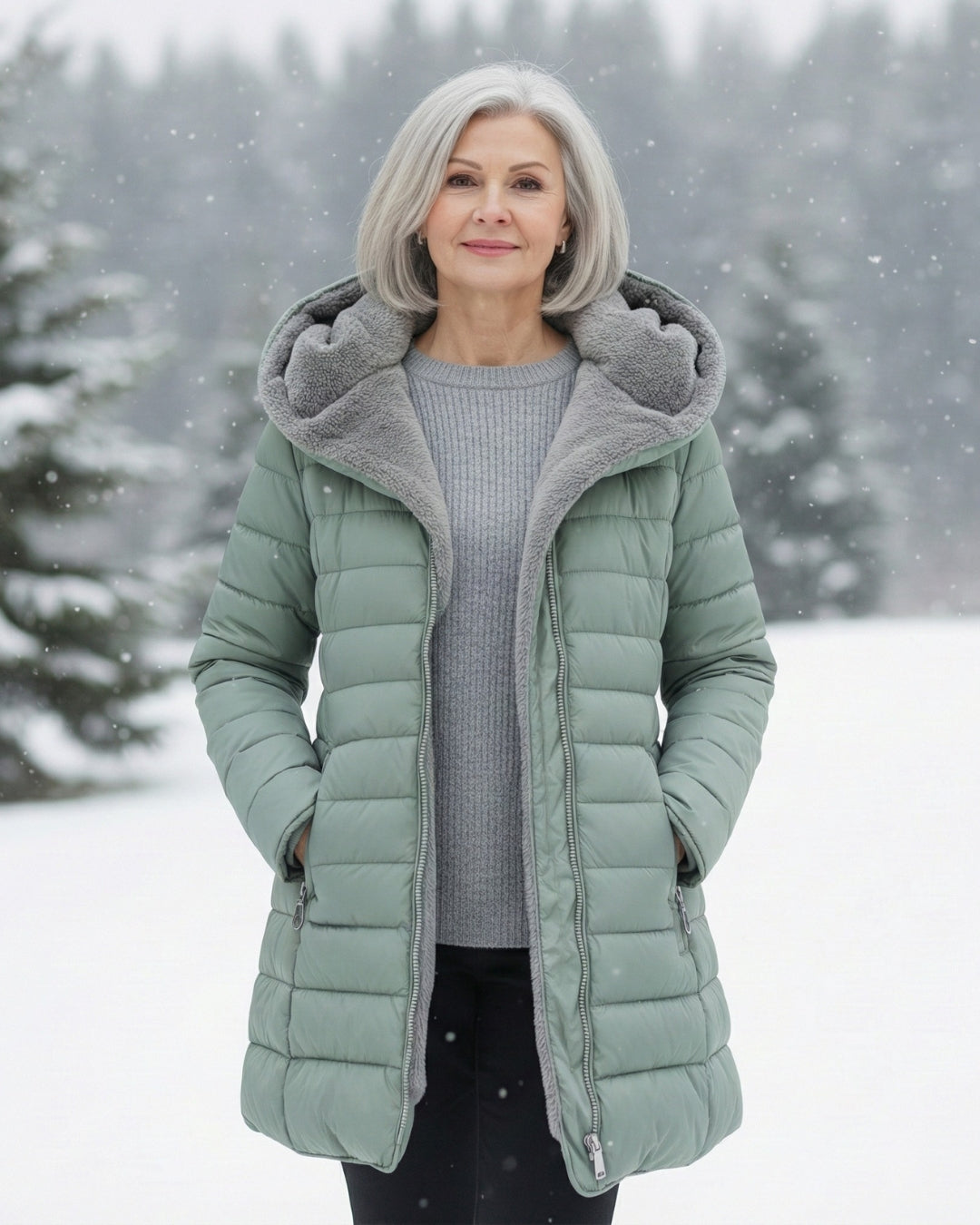 Elena - Comfortable Quilted Winter Coat