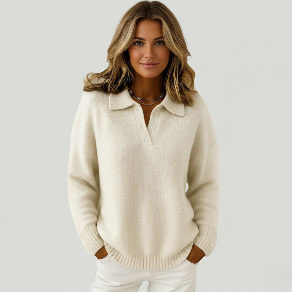 Clementine - Soft Soft sweater with collar