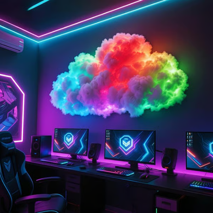 DIY USB Powered LED Thundercloud Light - Unique Decoration