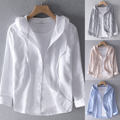 Brie - Lightweight Hooded Sweatshirt Relaxed Comfort