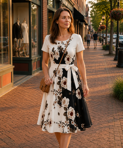Elaria — Floral Print Dress