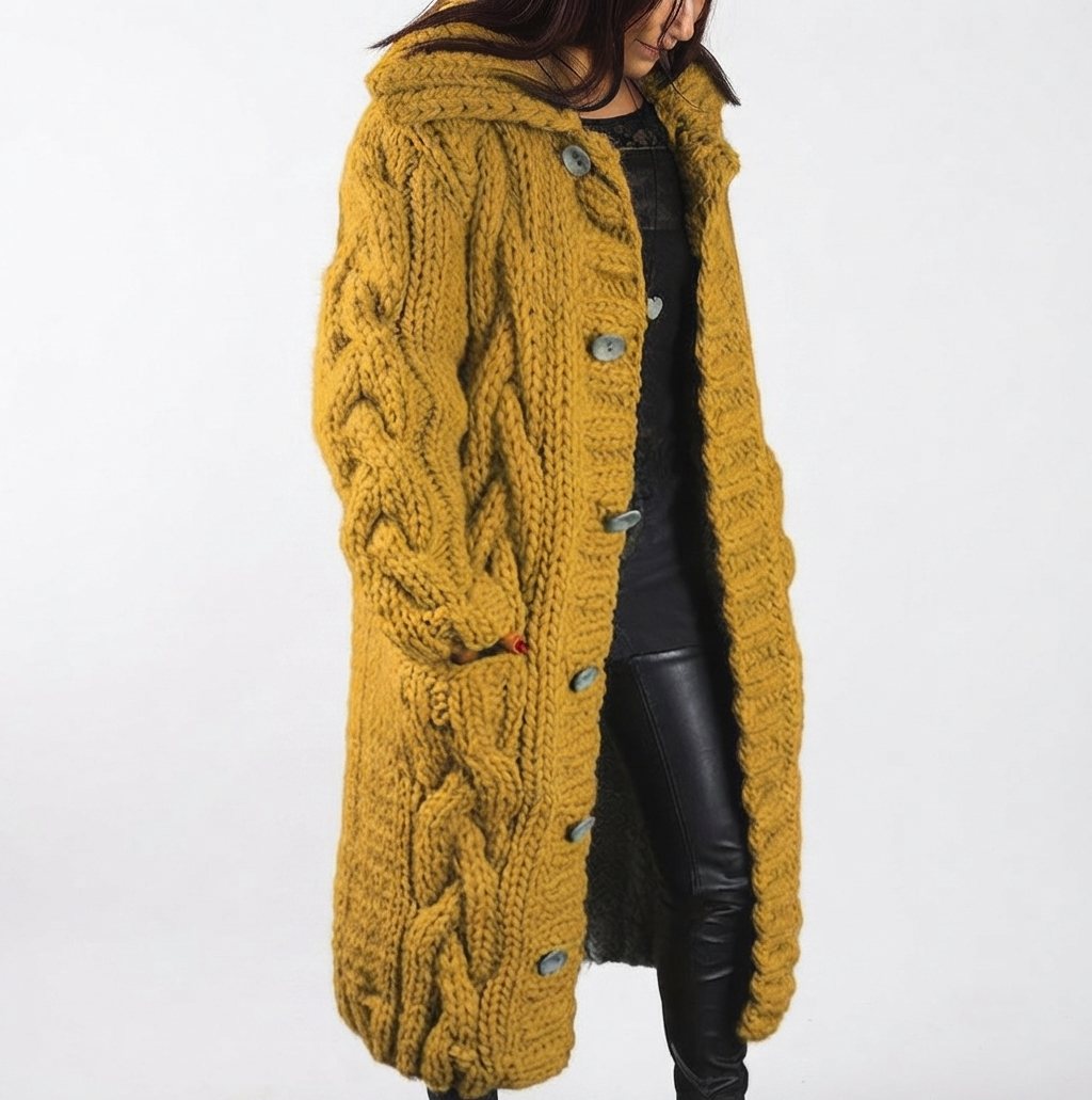 Ondine — Chunky Knit Cardigan Coat