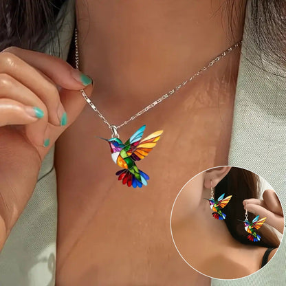 Hummingbird Necklace - Unique Jewelry