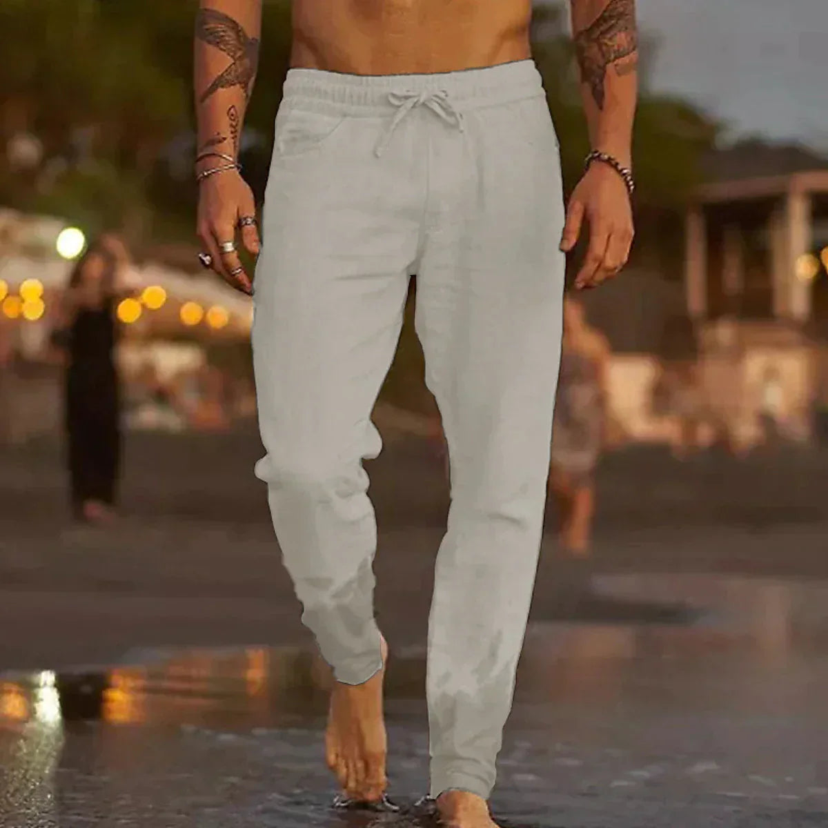 Linen Beach Pants – Relaxed Breathable