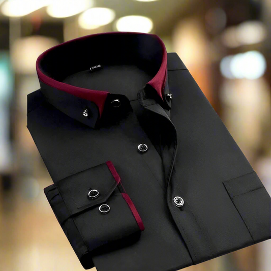 Albert: Classic Cotton Long Sleeve Shirt