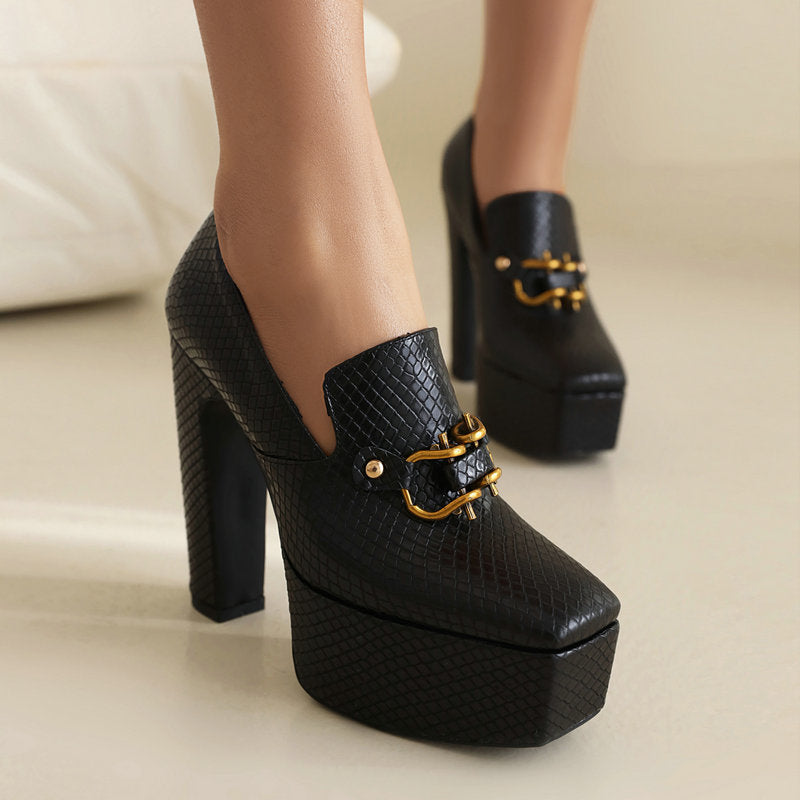 ALESSIA PLATFORM HEELS - Confident Elevated Heels