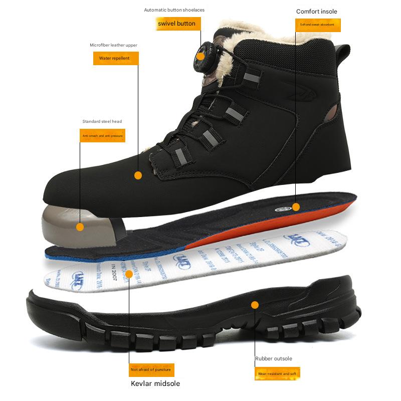Lightweight Non-slip S3 Safety Boots - Unparalleled Safety and Comfort