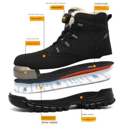 Lightweight Non-slip S3 Safety Boots - Unparalleled Safety and Comfort