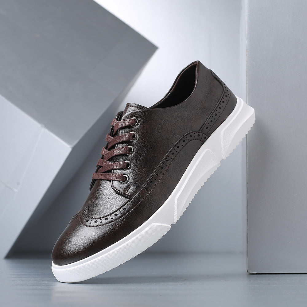 Harrington - Comfortable Leather Trainers