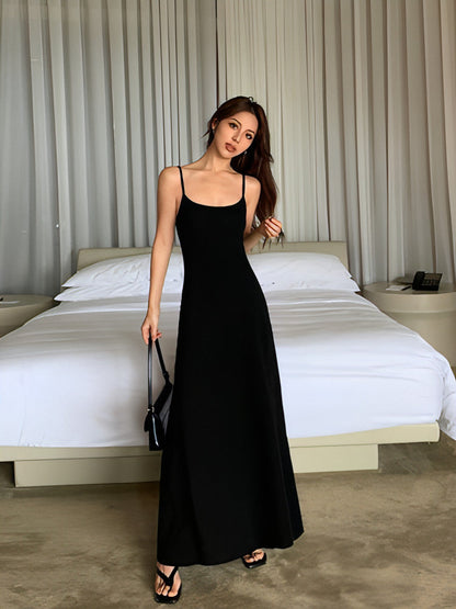 Summer Spaghetti Strap Maxi Dress