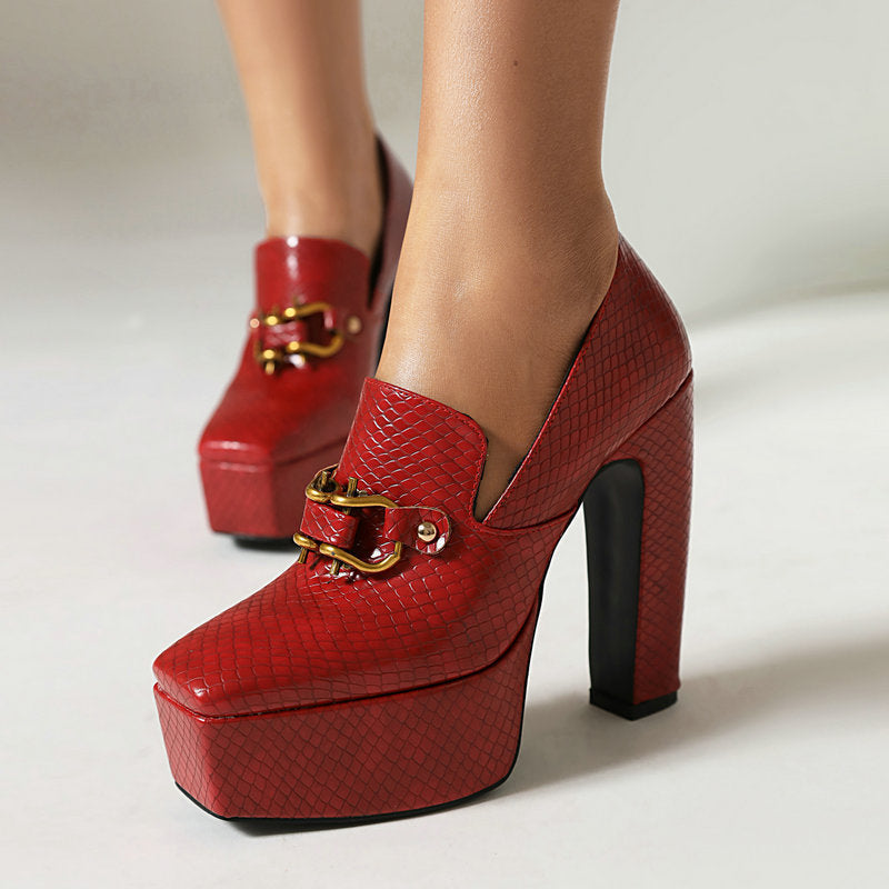 ALESSIA PLATFORM HEELS - Confident Elevated Heels