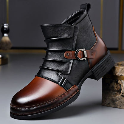 Leather Ankle Boots for Men