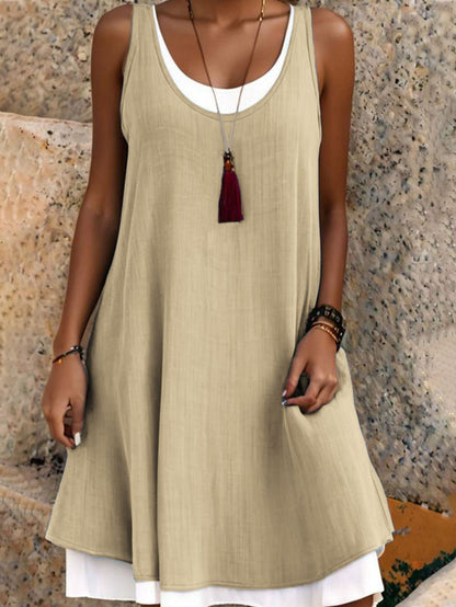 Wisteria — Strapless Summer Layering Dress