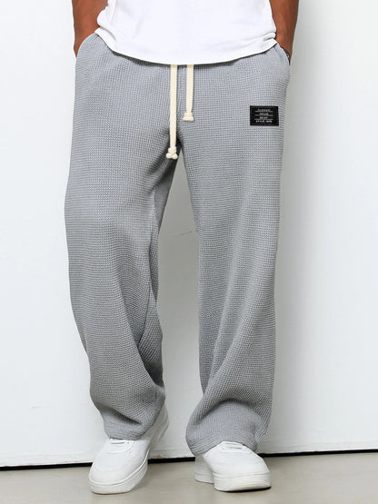 Nino - Comfortable Wide Leg Pants for Men with Adjustable Waist