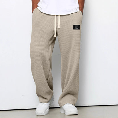 Nino - Comfortable Wide Leg Pants for Men with Adjustable Waist