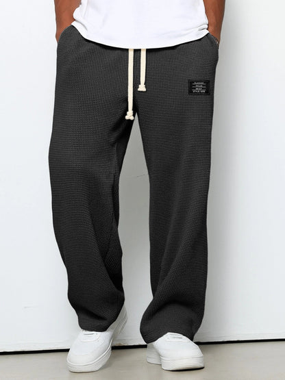 Nino - Comfortable Wide Leg Pants for Men with Adjustable Waist