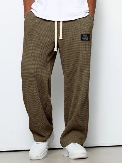 Nino - Comfortable Wide Leg Pants for Men with Adjustable Waist