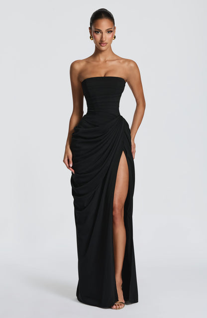 Van Laren  — The Strapless Corset Maxi Dress