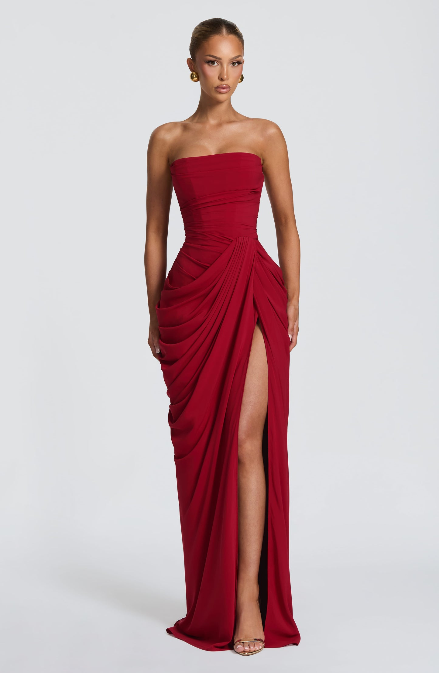 Van Laren  — The Strapless Corset Maxi Dress