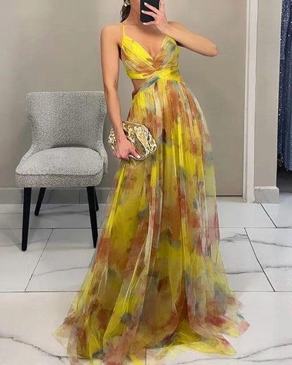 Floral Elegance - Timeless Maxi Dress