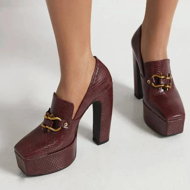 ALESSIA PLATFORM HEELS - Confident Elevated Heels