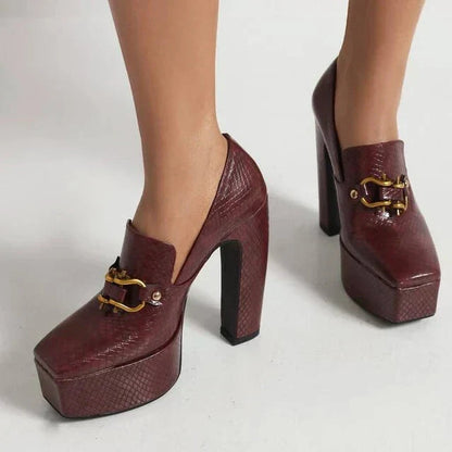 ALESSIA PLATFORM HEELS - Confident Elevated Heels