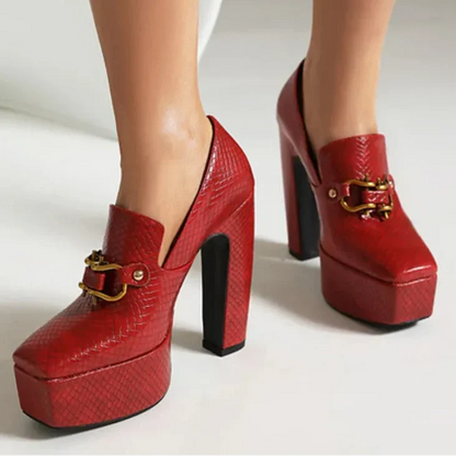 ALESSIA PLATFORM HEELS - Confident Elevated Heels