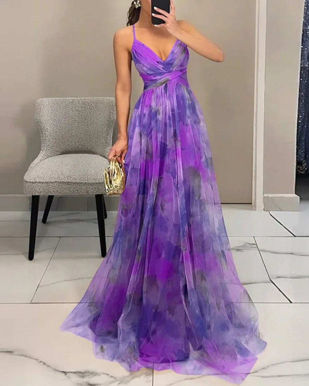 Floral Elegance - Timeless Maxi Dress