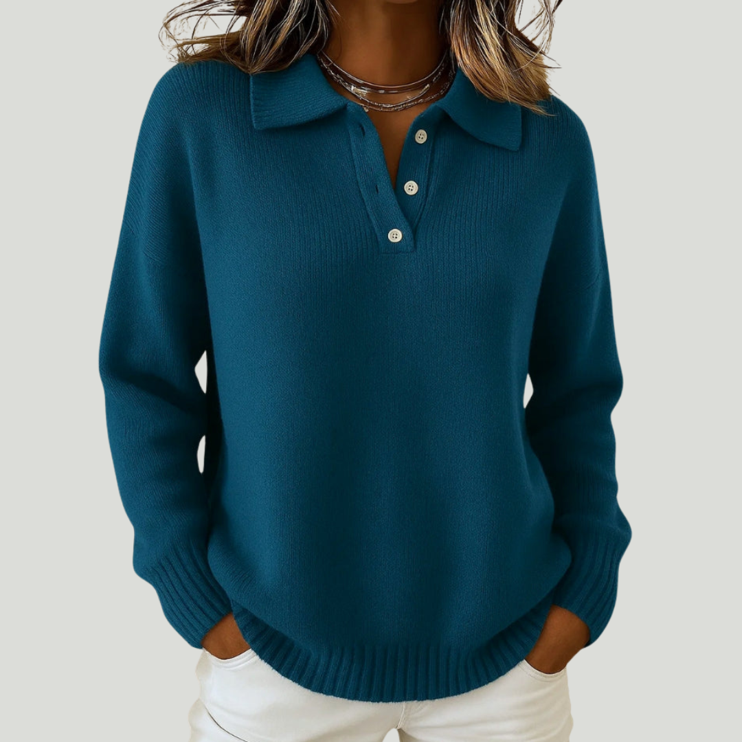 Clementine - Soft Soft sweater with collar