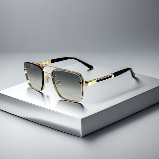 Skyline Verge Aviator Glasses — Square Frame in Tone