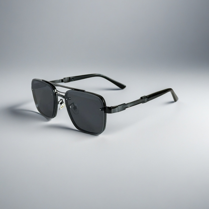 Skyline Verge Aviator Glasses — Square Frame in Tone