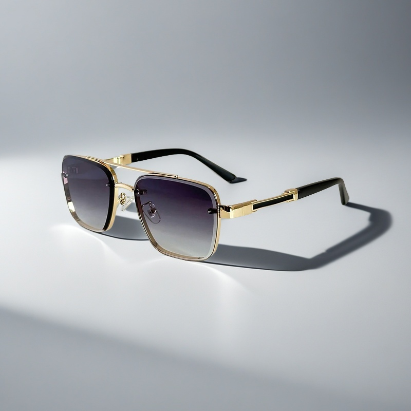 Skyline Verge Aviator Glasses — Square Frame in Tone
