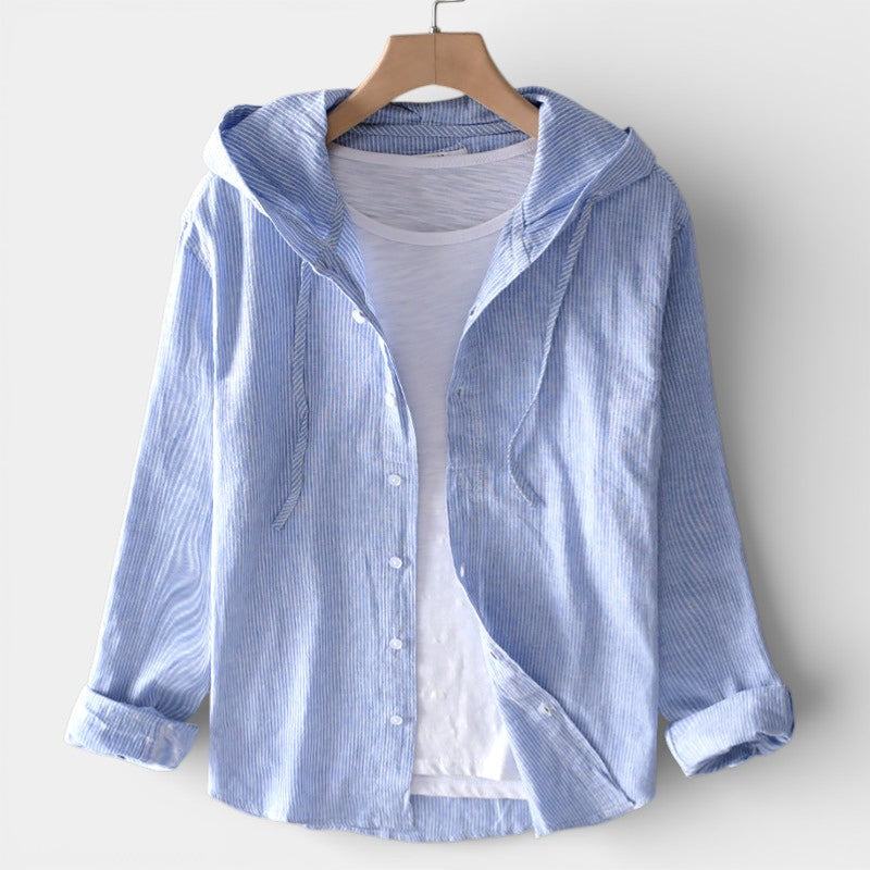 Brie - Lightweight Hooded Sweatshirt Relaxed Comfort