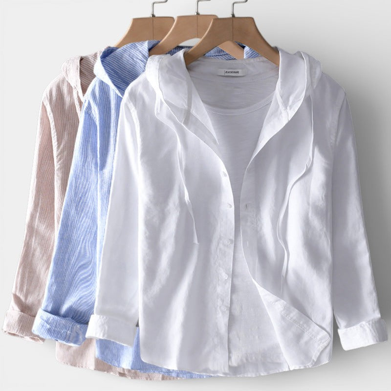 Brie - Lightweight Hooded Sweatshirt Relaxed Comfort