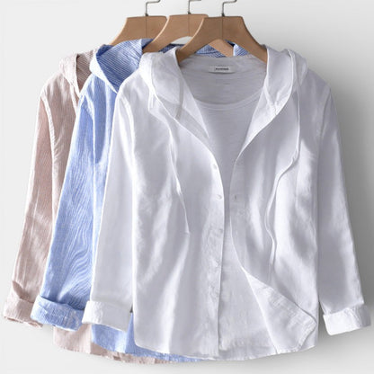 Brie - Lightweight Hooded Sweatshirt Relaxed Comfort